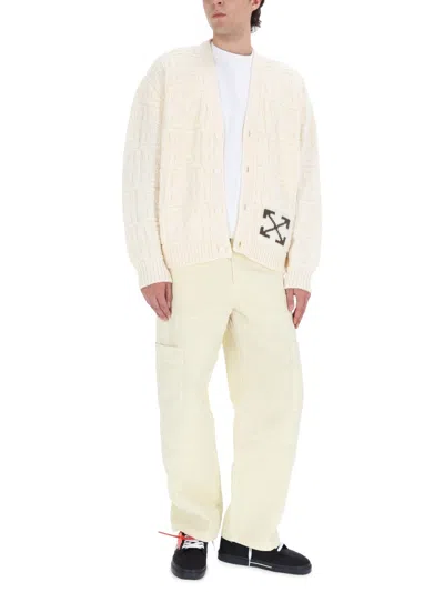 Off-white Cargo Pants In White
