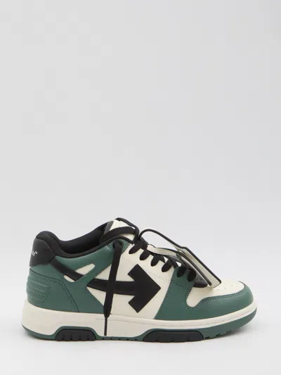 Off-white Out Of Office Sneakers In Green
