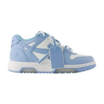 Off-white Out Of Office Leather Sneakers In Blue