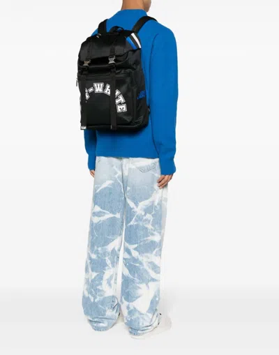 Off-white Outdoor Hike Logo Backpack In Black