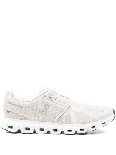 On Running Cloud 6 Sneakers In White