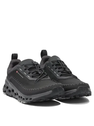 On Cloudaway 2 Rubber-trimmed Coated Recycled-shell And Mesh Sneakers In Black