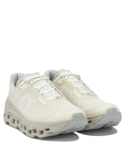 On Running Dew Truffle Fabric Sneakers In Nude