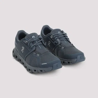 On Running Navy Ste Cloud 6 Sneakers In Animal Print