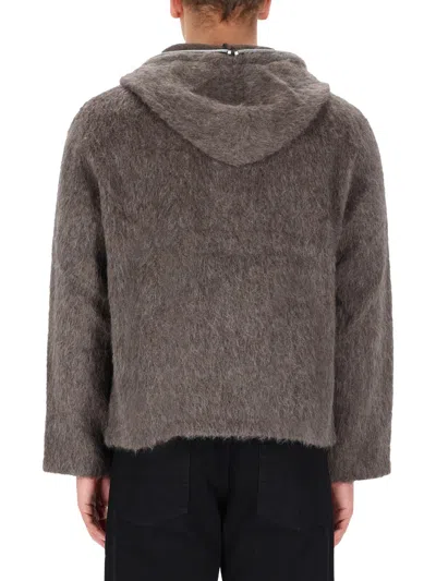 Our Legacy Grey Wool Blend Sweatshirt In Gray