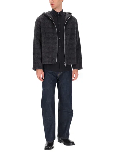 Our Legacy Grey Wool-blend Sweatshirt In Gray