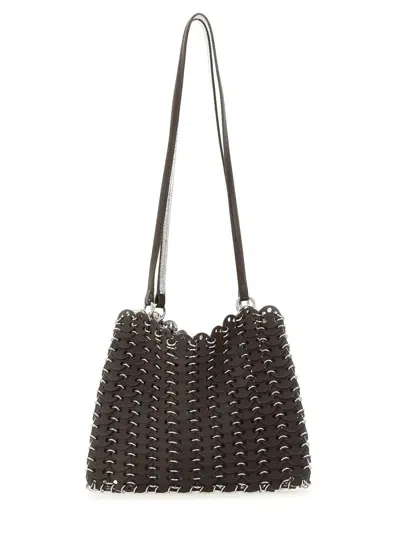 Rabanne Paco  Brown Shoulder Bags In Black
