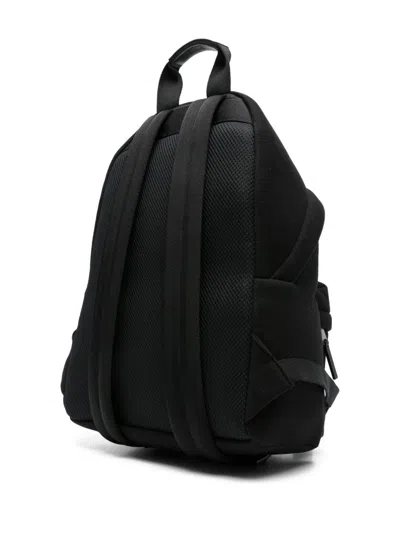 Palm Angels Versatile Backpack Featuring Adjustable Elements In Black