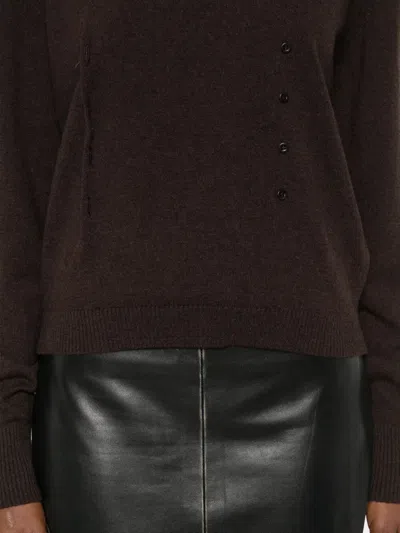 Paloma Wool "clor" Long Sleeves Sweater In Brown