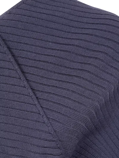 Paloma Wool Grey Merino Wool Sweater In Purple