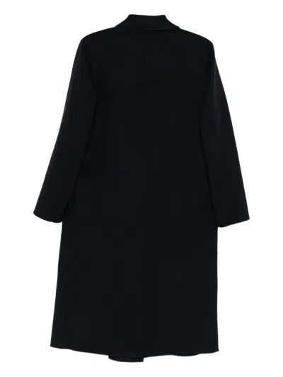Paltò Daria Double-breasted Wool Coat In Black