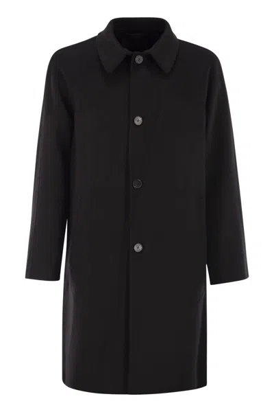 Paltò Maurilio Wool Coat In Brown