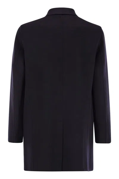 Paltò Alfredo Wool Coat In Blue