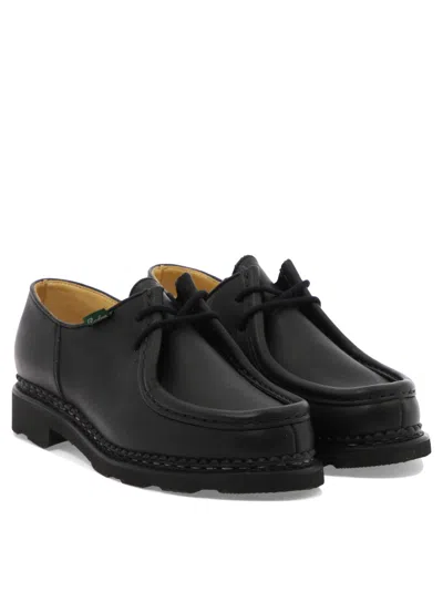 Paraboot Michael Leather Lace-up Derbies In Black