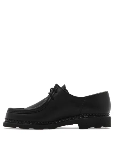 Paraboot Michael Leather Lace-up Derbies In Black