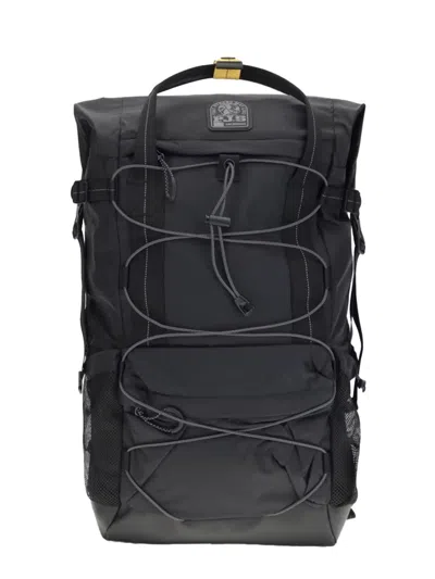 Parajumpers Black Polyamide Backpack In Black