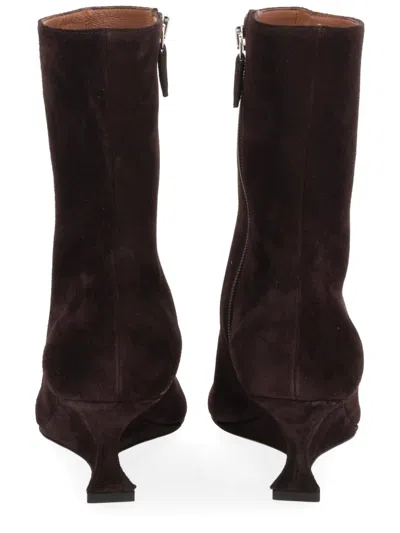 Paris Texas Nina 50 Ankle Boot In Brown