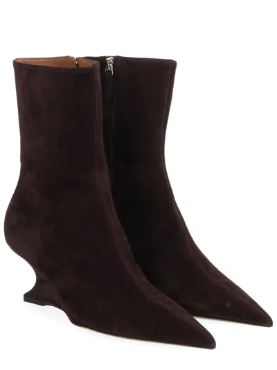 Paris Texas Nina 50 Ankle Boot In Brown
