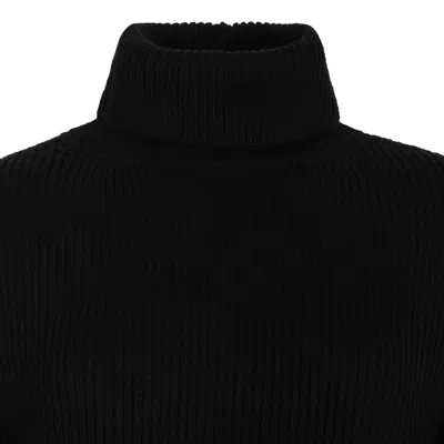 P.a.r.o.s.h Parosh Black Wool Sweater In Black