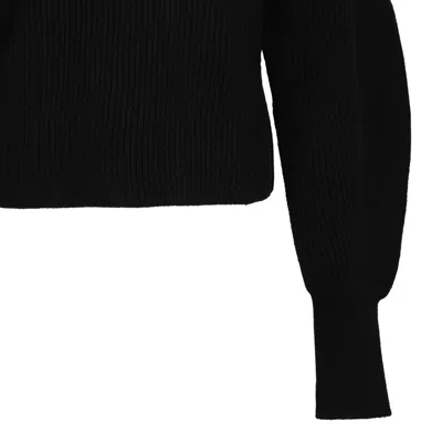 P.a.r.o.s.h Parosh Black Wool Sweater In Black