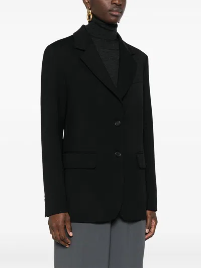 P.a.r.o.s.h Parosh Liliuxy Black Wool Jacket In Black