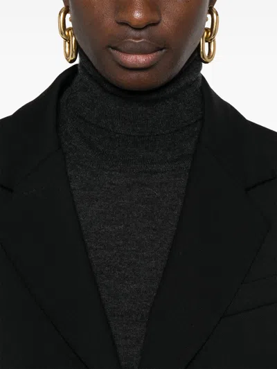 P.a.r.o.s.h Parosh Liliuxy Black Wool Jacket In Black
