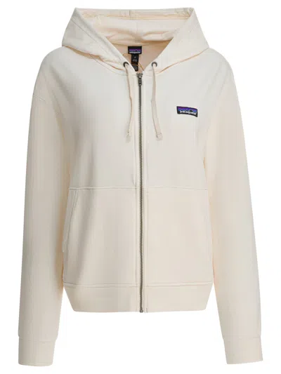 Patagonia Ahnya Zip-up Hooded Sweatshirt In Neutral