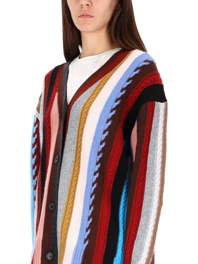 Paul Smith Cashmere Cardigan In Multi