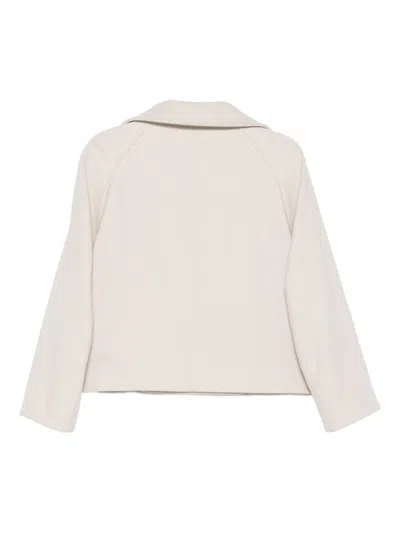 Paul Smith Double-breasted Blazer Notched Lapel Pockets In Neutral