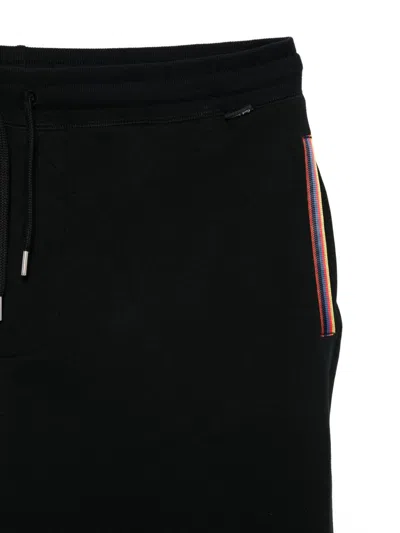 Paul Smith Relaxed Trousers With Drawstring And Pockets In Black
