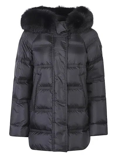 Peuterey Quilted Fur-trimmed Jacket