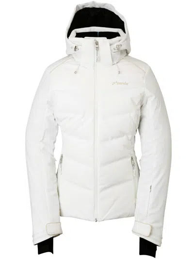 Phenix Seamless White Polyester Ski Jacket In White