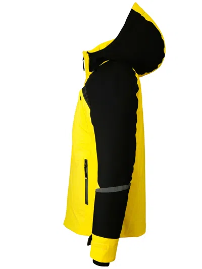 Phenix Streamlined Yellow Nylon Ski Jacket In Yellow