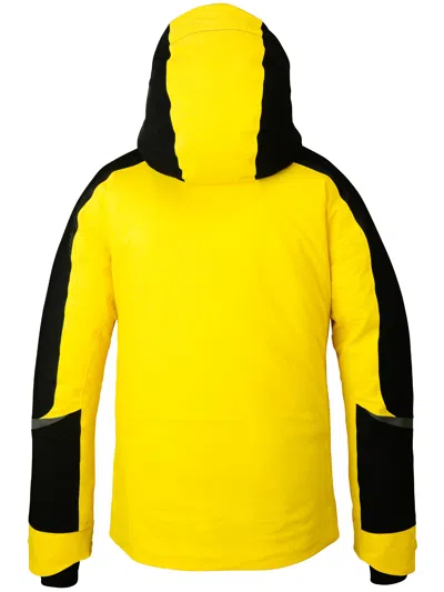 Phenix Streamlined Yellow Nylon Ski Jacket In Yellow