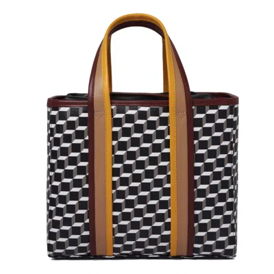 Pierre Hardy Black Canvas Calf Bag In Black