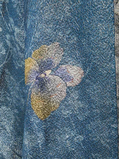 Pierre-louis Mascia Floral Open Jacket In Blue