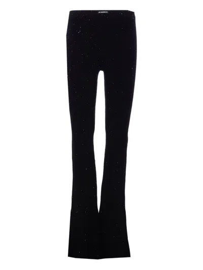 Pinko Black Wool-blend Trousers