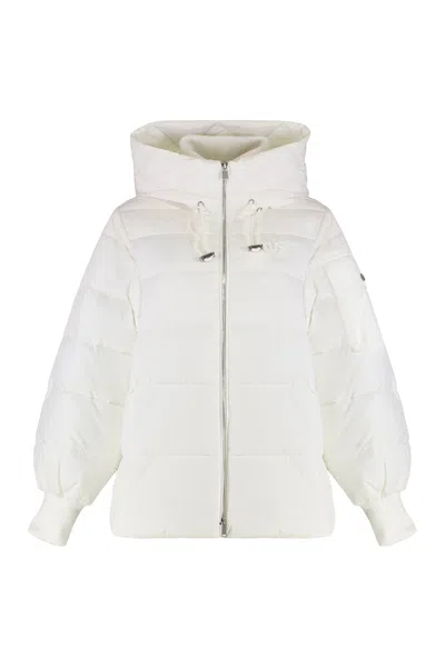 Pinko Crusca Hooded Short Down Jacket
