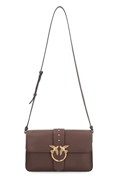 Pinko Shoulder Bag Love Bag Large In Leather In Brown