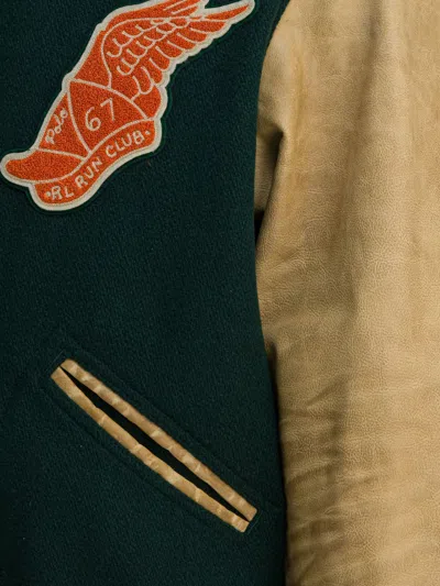 Polo Ralph Lauren "college" Bomber Jacket In Multi