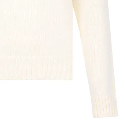 Polo Ralph Lauren Long Sleeve Crew Neck Polo Jumper In Cream Multi