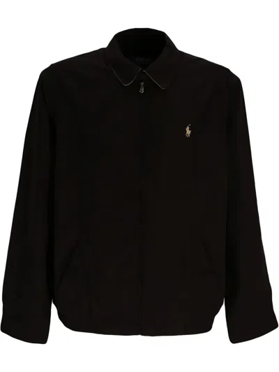 Polo Ralph Lauren Bi-swing Lightweight Zipped Jacket Clothing In Black
