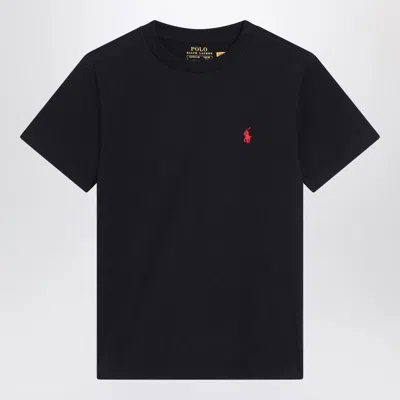 Polo Ralph Lauren T-shirt Black In Cotton Custom Slim-fit