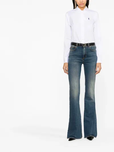 Polo Ralph Lauren Button Front Shirt In White