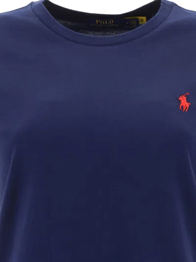 Polo Ralph Lauren Cotton Jersey T-shirt In Blue