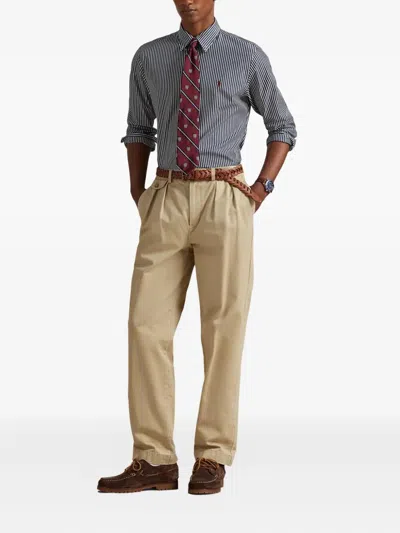 Polo Ralph Lauren Long Sleeve Sport Shirt In Multi