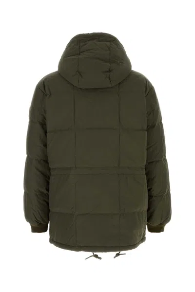 Polo Ralph Lauren Hooded Drawstring Padded Jacket In Green