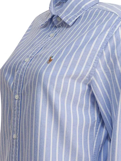 Polo Ralph Lauren Oxford" Striped Shirt In Blue