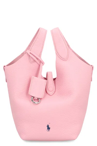 Polo Ralph Lauren Polo Play Small Leather Tote