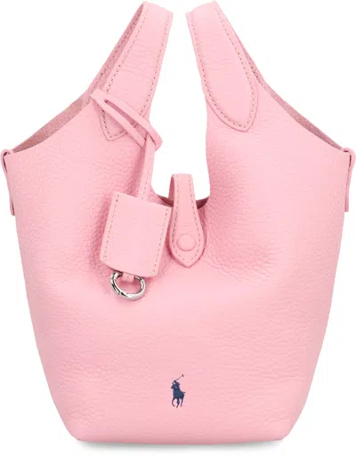 Polo Ralph Lauren Polo Play Small Leather Tote